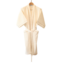 Load image into Gallery viewer, <transcy>روب استحمام من القطن المحبوك مع لون ذهبي - للجنسين</transcy>