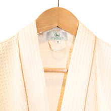 Load image into Gallery viewer, <transcy>روب استحمام من القطن المحبوك مع لون ذهبي - للجنسين</transcy>