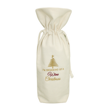 Load image into Gallery viewer, Cotton - Wine Bottle Bag