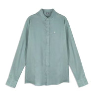 Hemp - Men's Long Sleeves Shirt - Chinese Collar