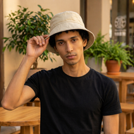 Reversible Linen Bucket Hat – 100% European Linen | Handmade in UAE