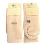 Cotton Crew Socks - Natural