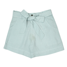 Load image into Gallery viewer, Linen - Pleated Shorts With Fabric Belt