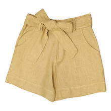 Load image into Gallery viewer, Linen - Pleated Shorts With Fabric Belt