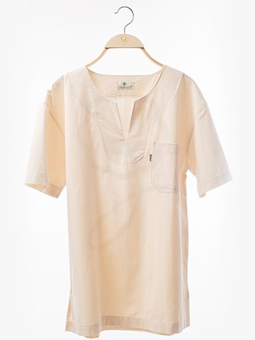 Crinkle Wash Cotton Relax Shirt