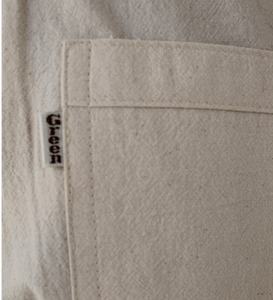Crinkle Wash Cotton Tie-Hem Capri Pants