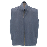 Linen - Men's Zip Vest