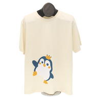 T-Shirt Round Neck - Stretch Cotton - Penguin