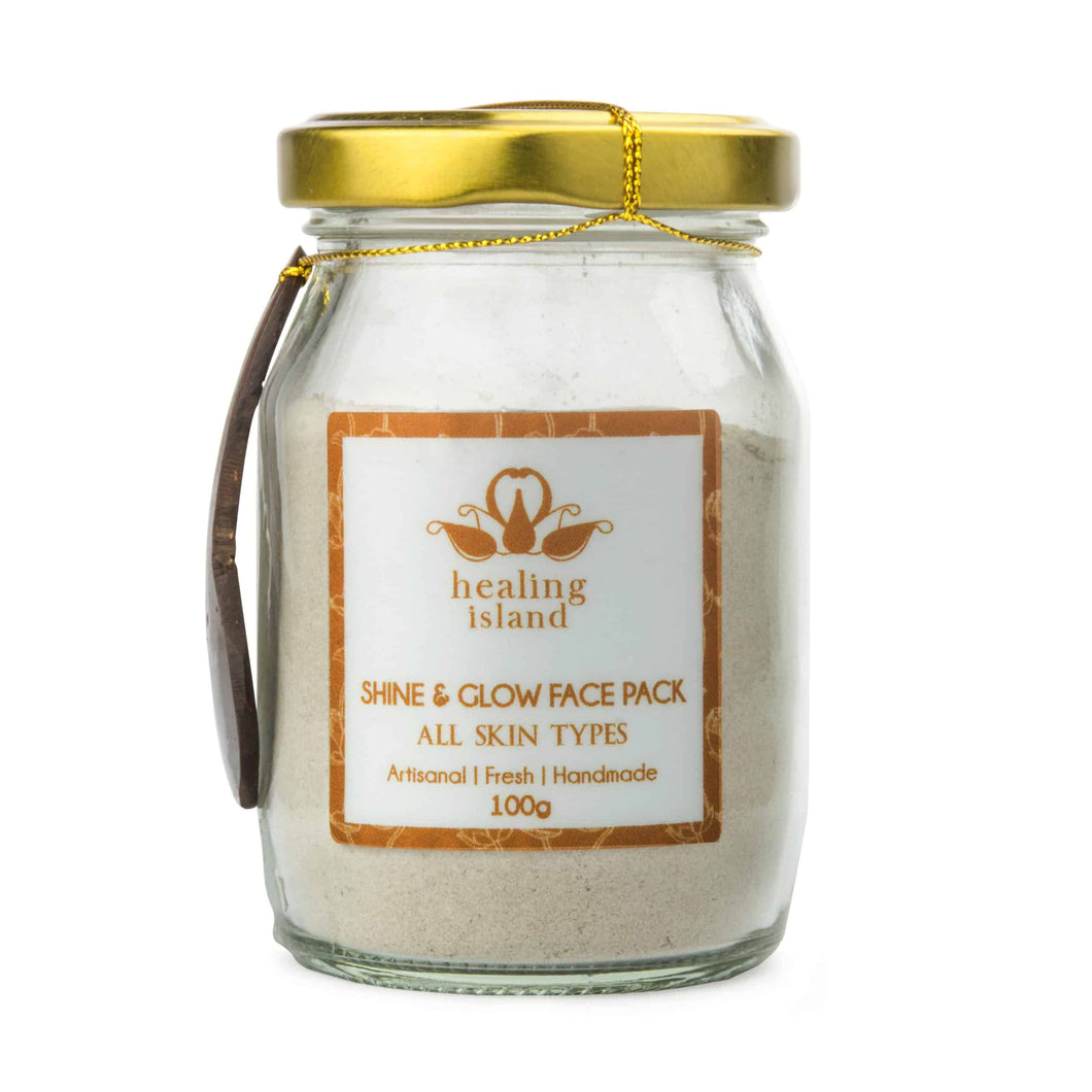 Healing Island - Shine and Glow Face Pack (All Skin Types) 100g.